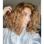 14" Divine Lace Top Wig Strawberry Blonde Wavy