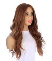 26" Ponytail Silk Top Wig Copper