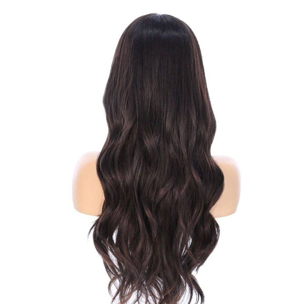 26" Ponytail Silk Top Wig Soft Black