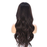 26" Ponytail Silk Top Wig Soft Black