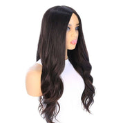 26" Ponytail Silk Top Wig Soft Black