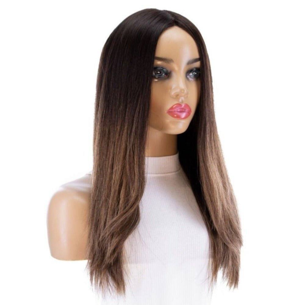 22" Reese Silk Top Wig Dark Brown Balayage