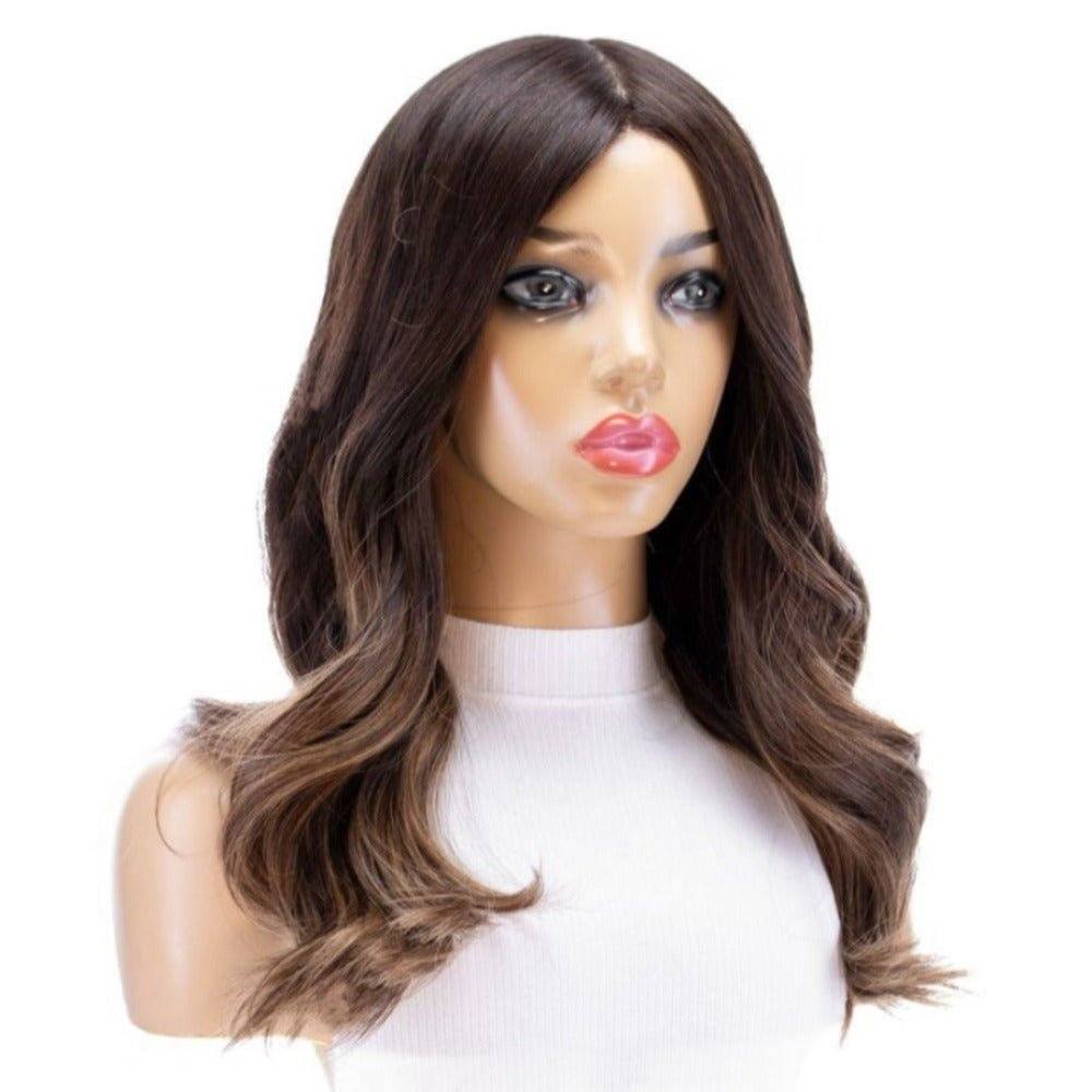 22" Reese Silk Top Wig Dark Brown Balayage