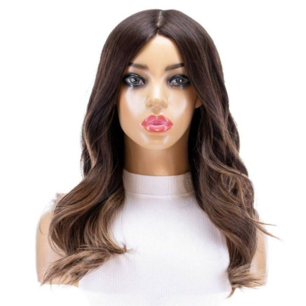 22" Reese Silk Top Wig Dark Brown Balayage