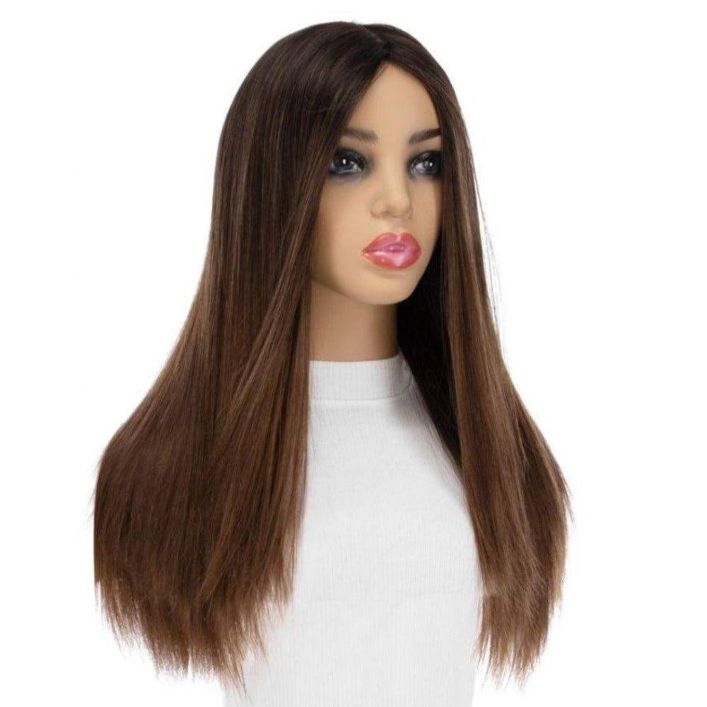 22" Reese Silk Top Wig Dark Brown Ombre