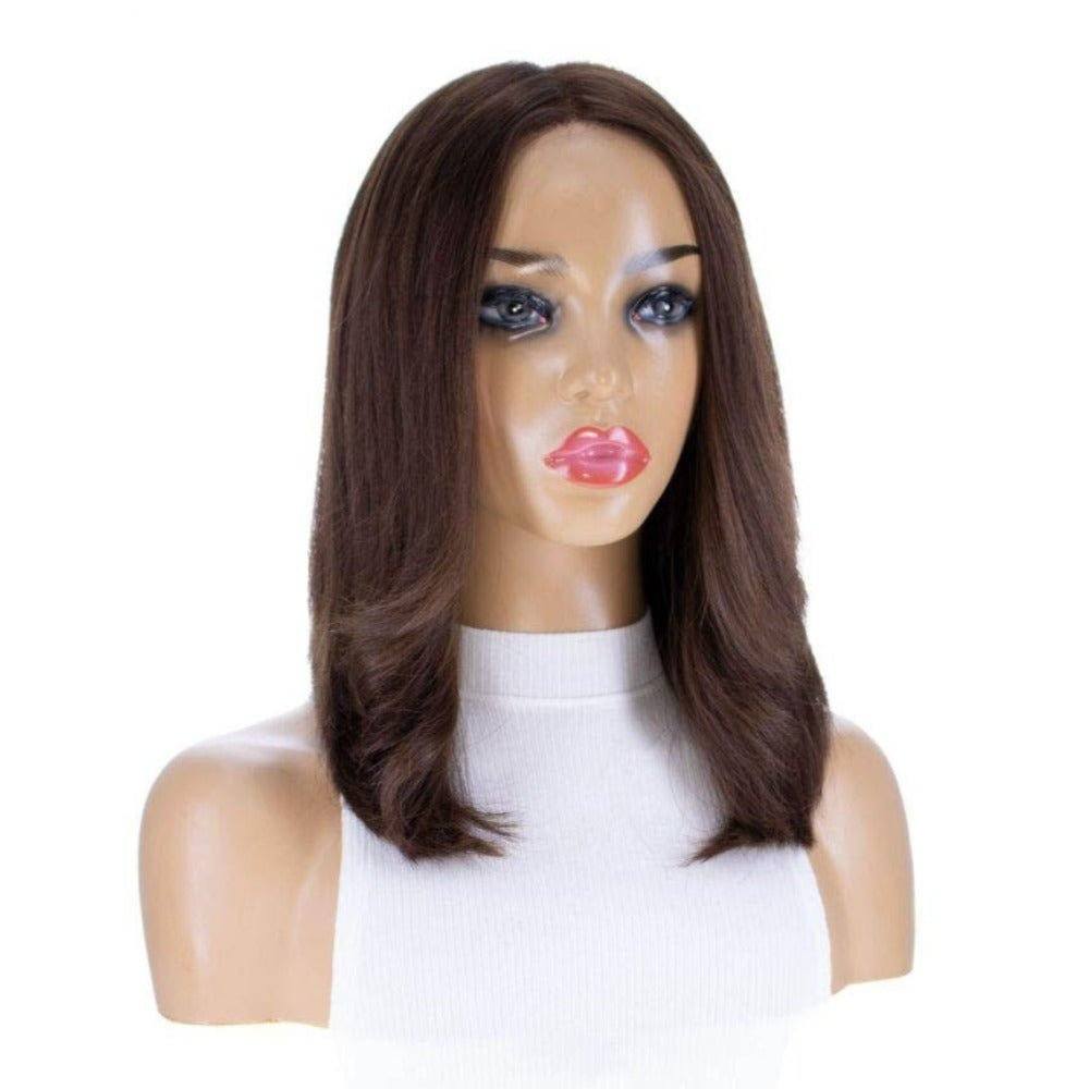 16" Secret Lace Top Wig #6 Neutral Medium Brown
