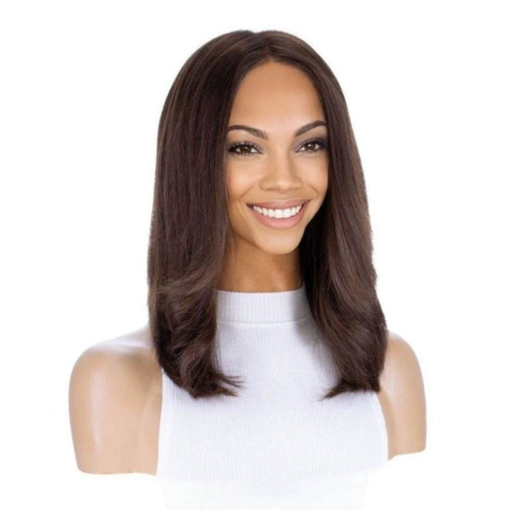 16" Secret Lace Top Wig #6 Neutral Medium Brown