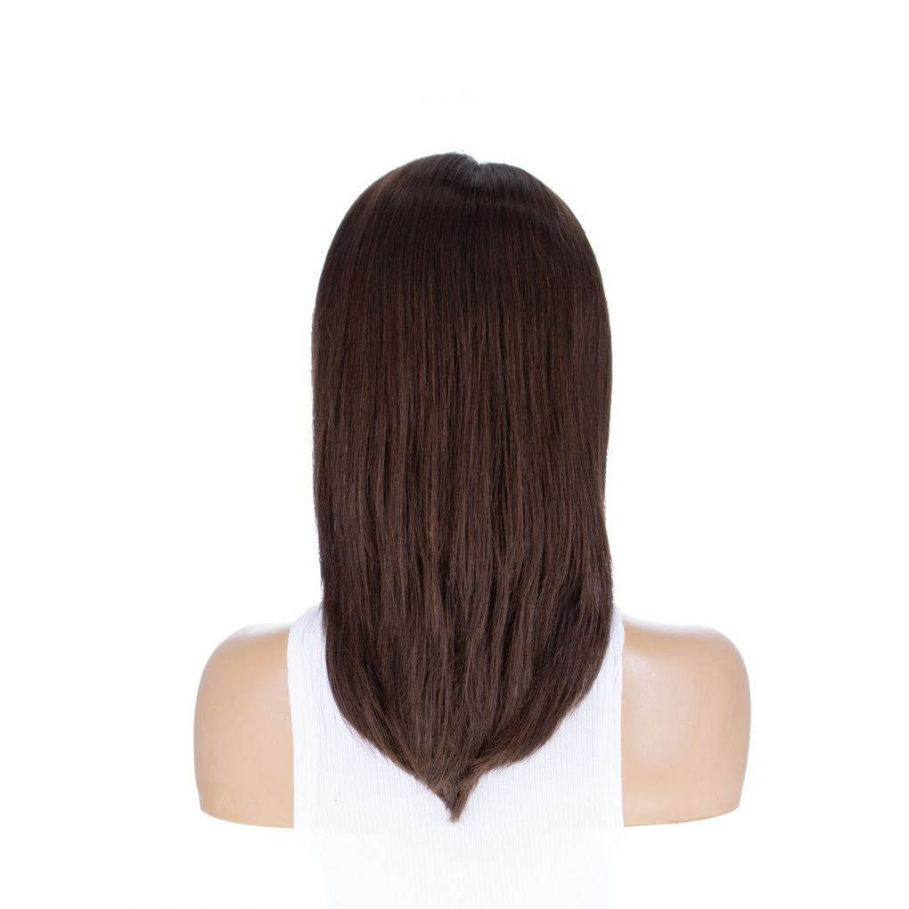 16" Secret Lace Top Wig #6 Neutral Medium Brown