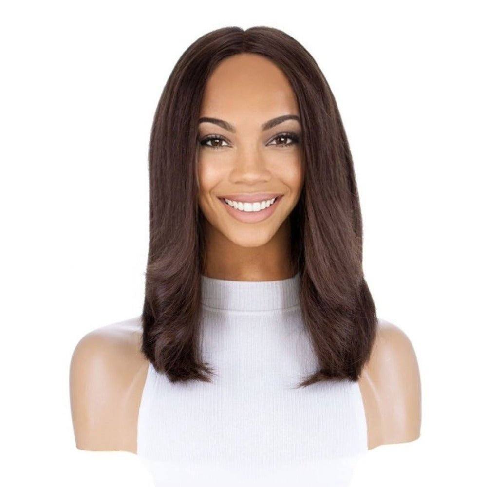 16" Secret Lace Top Wig #6 Neutral Medium Brown