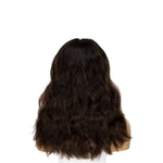 20" Secret Lace Top Wig #4 Dark Brown Wavy
