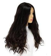 24" Secret Lace Top Wig #1B Black