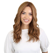 22" Ponytail Silk Part Wig Strawberry Blonde