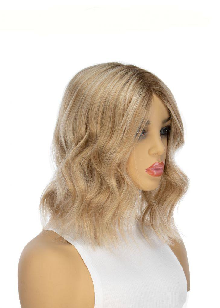 14" Topaz Lace Top Topper Ash Blonde