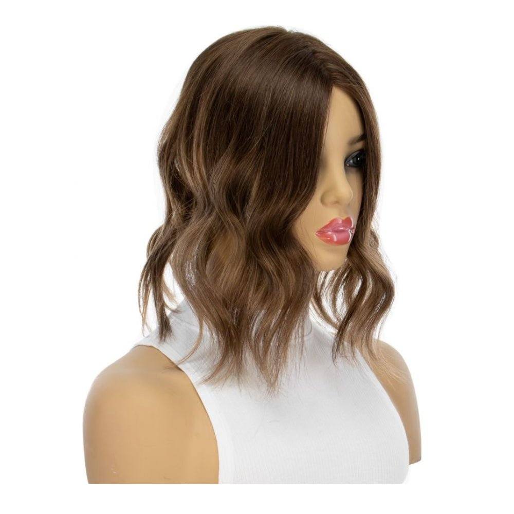 14" Topaz Lace Top Topper Medium Brown Ombre
