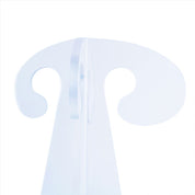 18" Collapsible Folding Clear Acrylic Wig Stand
