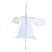 18" Collapsible Folding Clear Acrylic Wig Stand