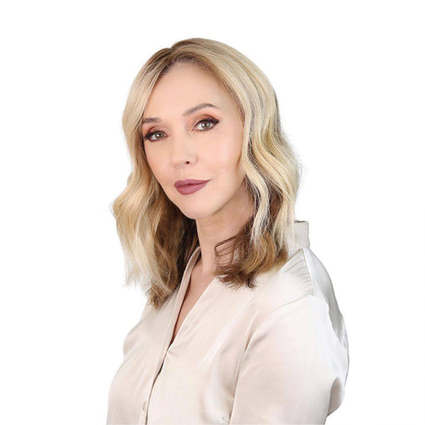 14" Topaz Lace Top Topper Beige Blonde