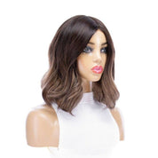 13" Victoria Silk Top Wig Dark Brown Balayage