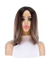 13" Victoria Silk Top Wig Dark Brown Balayage