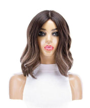 13" Victoria Silk Top Wig Dark Brown Balayage