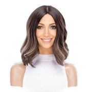 13" Victoria Silk Top Wig Dark Brown Balayage