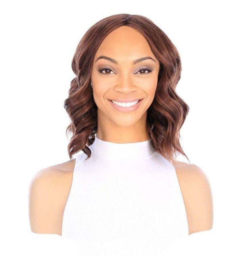 13" Victoria Silk Top Wig Auburn