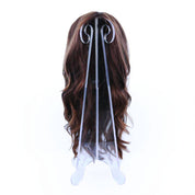 18" Collapsible Folding Clear Acrylic Wig Stand