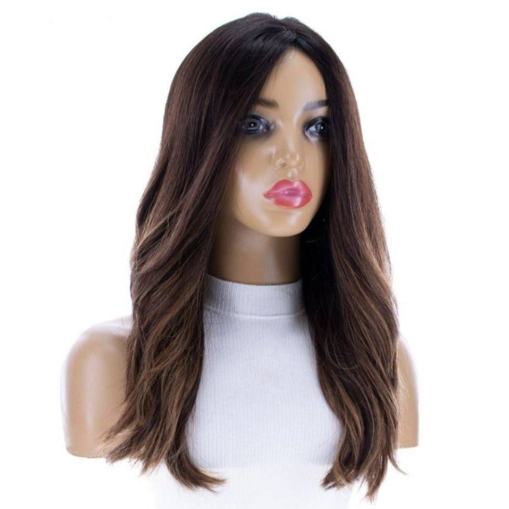 22" Reese Silk Top Wig Dark Brown Balayage