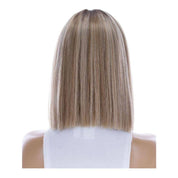 13" Victoria Silk Top Wig Ash Blonde w/ Rooting